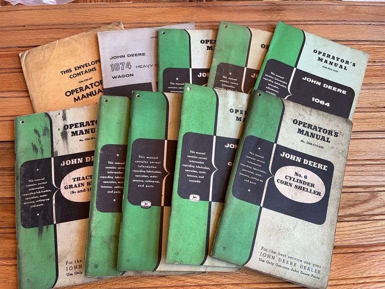 (10) John Deere Implement Manuals image
