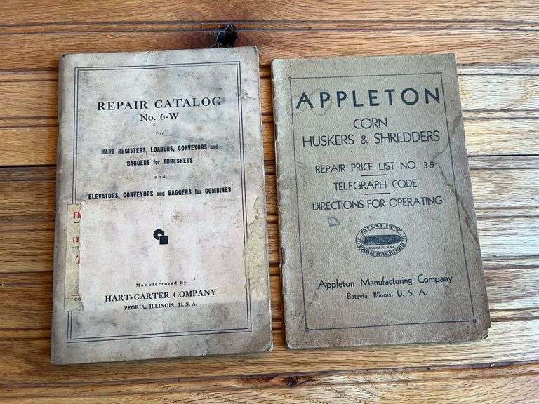 (2) Appleton + Hart-Carter Manuals image