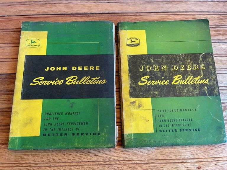 (2) John Deere Service Bulletins image