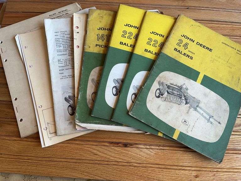 (8) John Deere Baler Manuals image