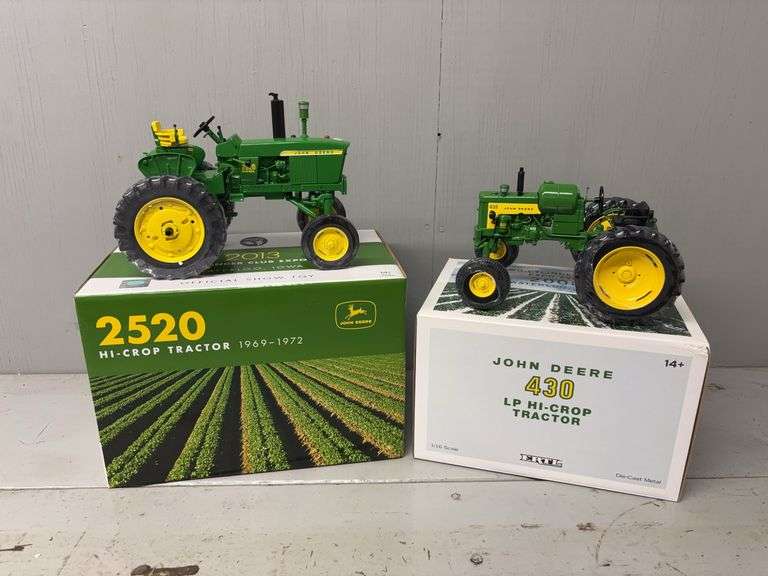 1/16 John Deere 2520 Diesel High Crop + 430 LP High Crop Two Cylinder Expo Ertl image