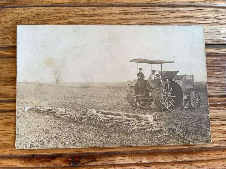Tractor Photo Postcard image