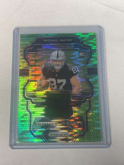 2023 Panini Prizm #PJ-MM Michael Mayer ROOKE Jersey PATCH image