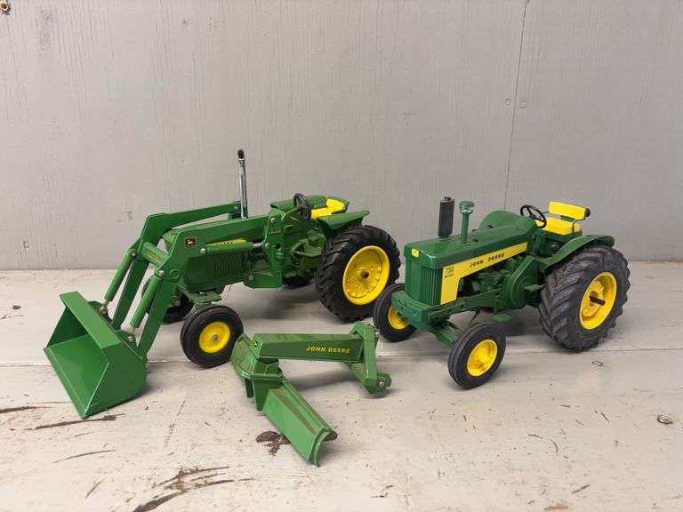 1/16 John Deere 3010 Diesel Custom, Model 730 Diesel Yoder, and Blade Ertl image