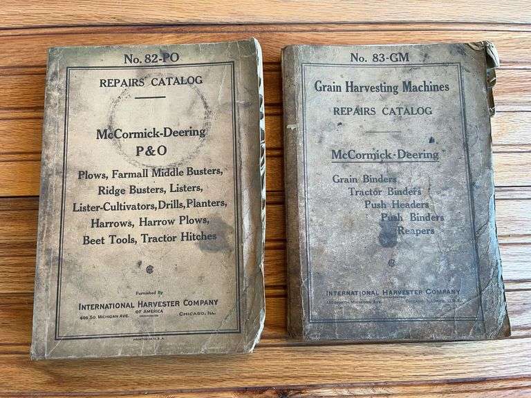 (2) IHC McCormick-Deering Repair Catalogs image