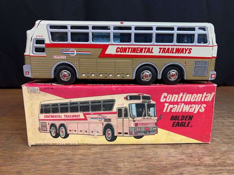 Continental Trailways Golden Eagle Bus NIB image