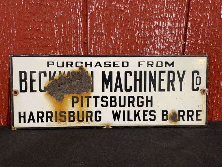 Beckwith Machinery Co. SSP Sign image