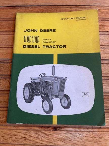 John Deere 1010 Diesel Tractor Operator's Manual image