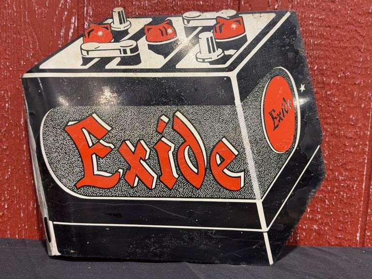 Exide Battery Flange Sign image