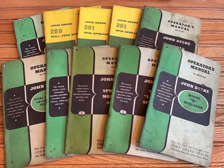 (10) John Deere Implement Manuals image