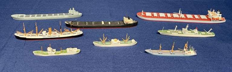 (8) Small-Scale Freighter Ship Models image