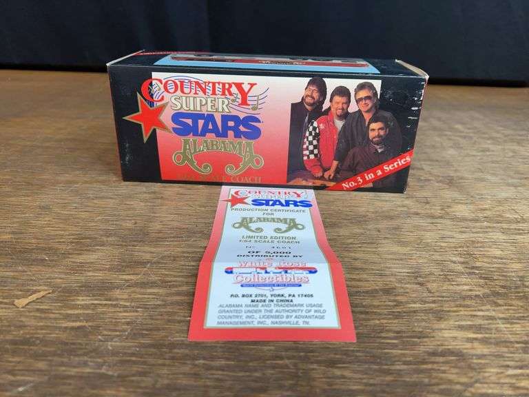 1/64 Alabama Country Super Stars Bus NIB White Rose image