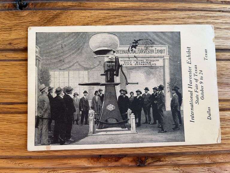 IHC Cream Separator Postcard image