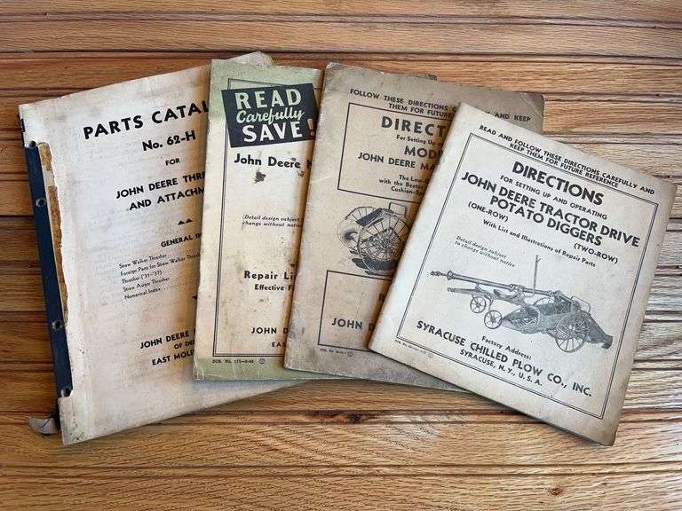 (4) John Deere Manuals image