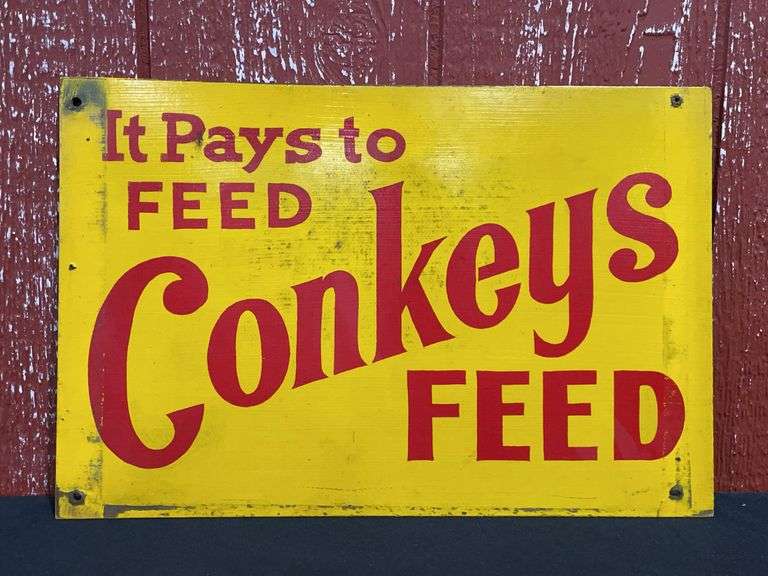 Conkeys Feed Sign image