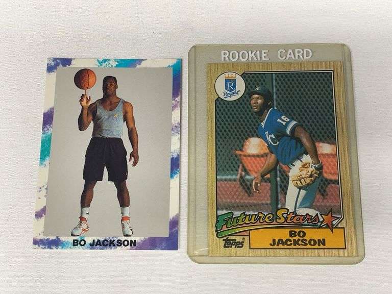 (2) Bo Jackson ROOKIE Cards image