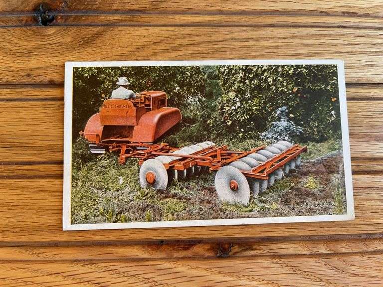 Allis Chalmers Model M Orchard Crawler Postcard image