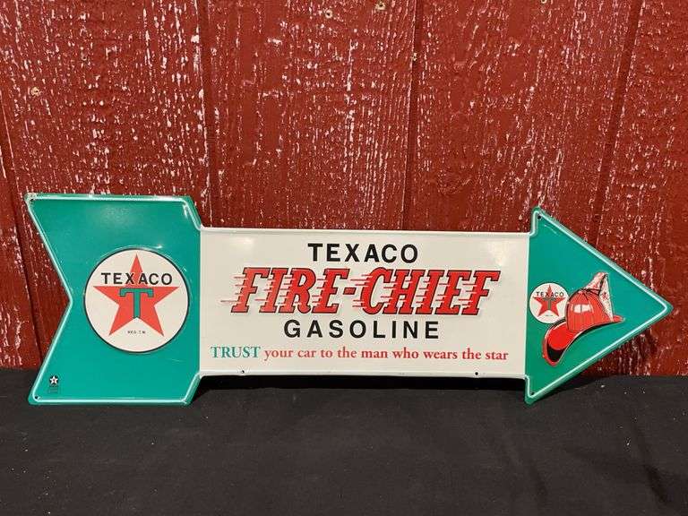 Texaco Fire Chief Gasoline SST Sign image