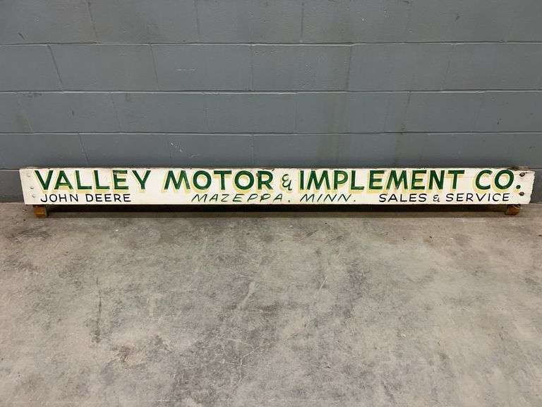Wooden John Deere Dealer Sign image