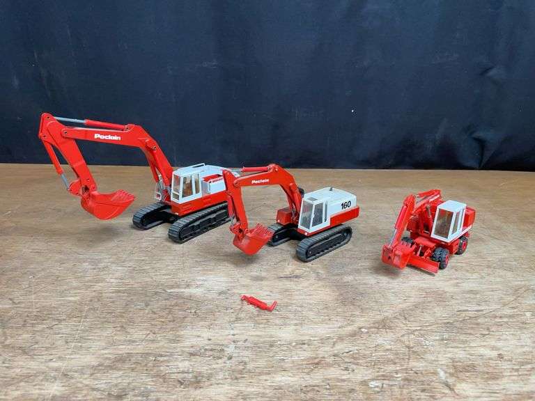 (3) 1/50 Poclain Excavators Conrad image
