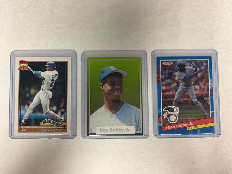 (3) Ken Griffey Jr. MLB Cards image