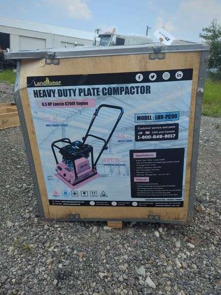 Landhonor Heavy Duty Plate Compactor 6.5 HP - LHR-PC90 image