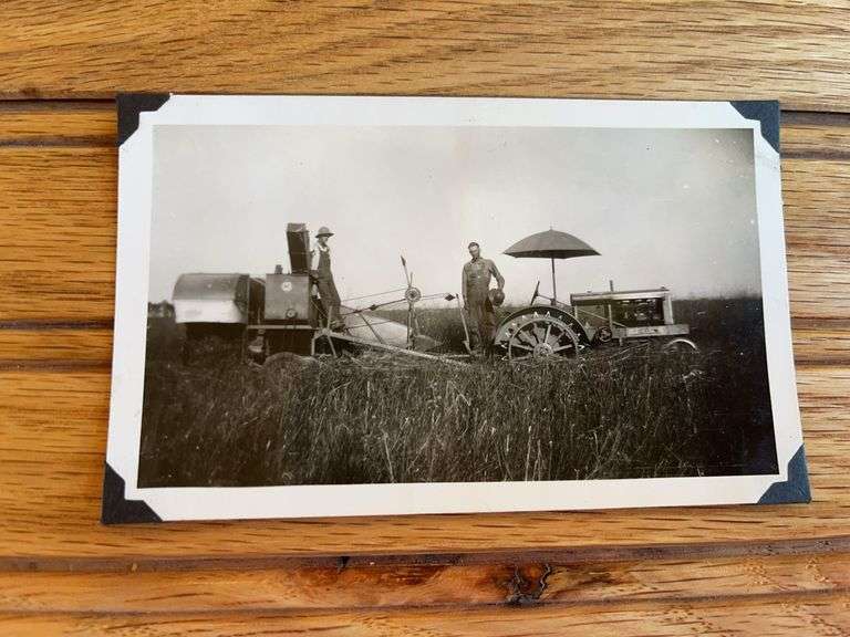 Allis Chalmers Tractor + All-Crop Combine Photo image