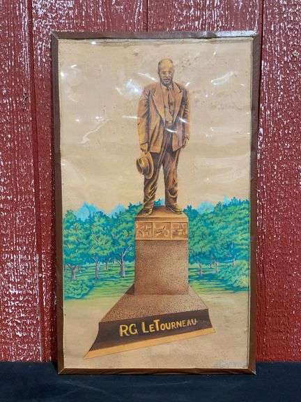 R.G. LeTourneau Statue Print image