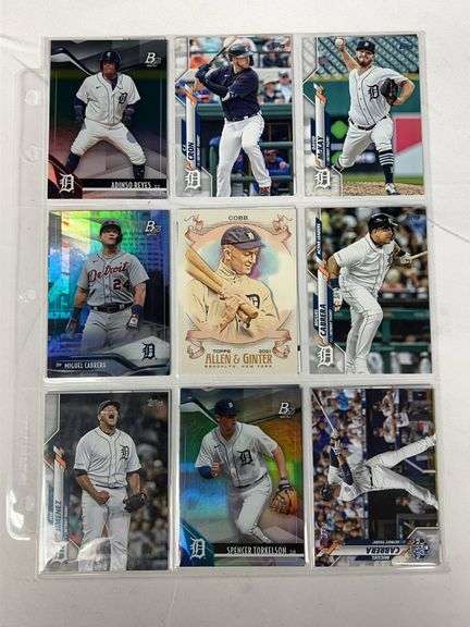 (18) Detroit Tigers Stars Baseball Cards image