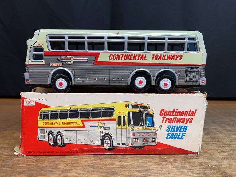 Continental Trailways Silver Eagle Bus NIB image
