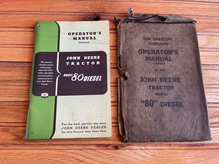 John Deere 80 Diesel Operators Manual image