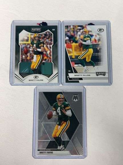 (3) Panini Brett Favre NFL Cards image