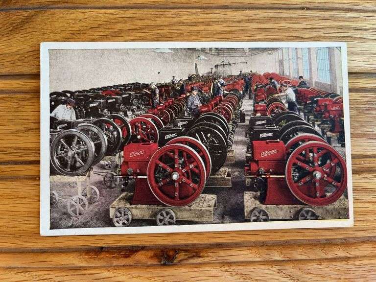 Economy Gas Engines Postcard image