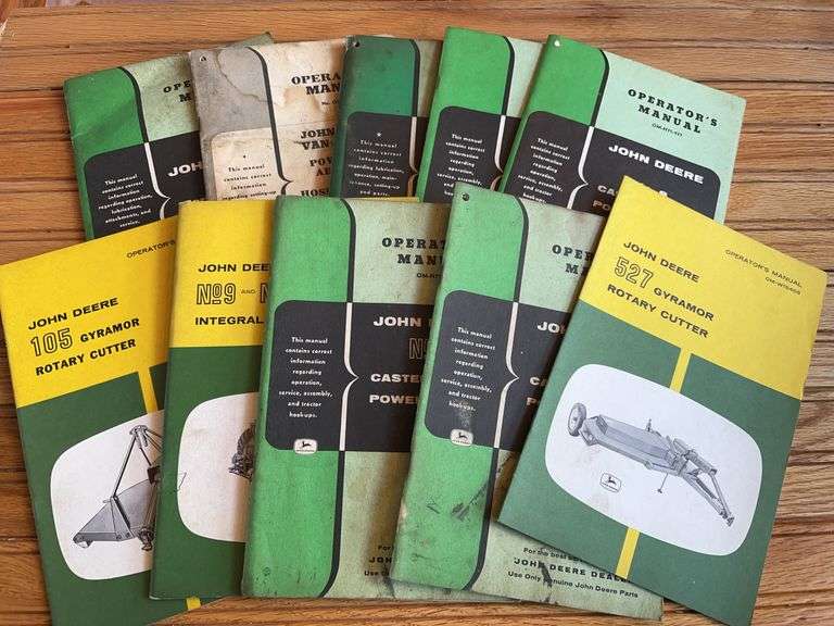 (10) John Deere Implement Manuals image