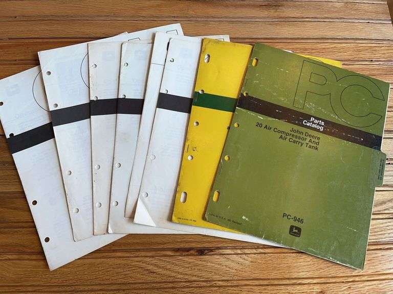 (8) John Deere Air Compressor + Spray Gun Manuals image