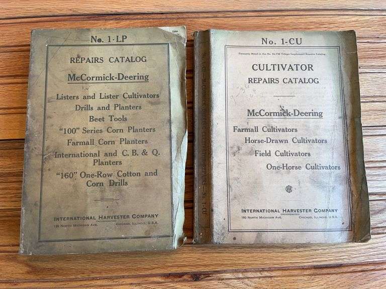 (2) IHC McCormick-Deering Repair Catalogs image