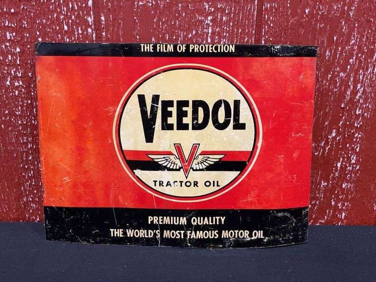 Veedol Tractor Oil Sign image