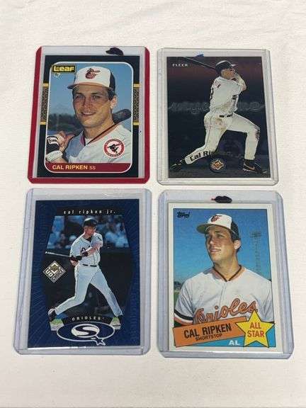 (4) Cal Ripken Jr. MLB Cards image