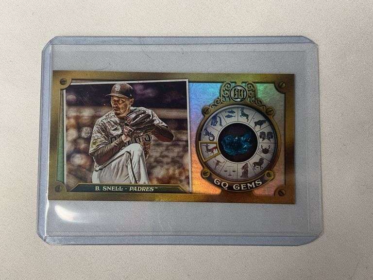 2022 Topps GQ Gems #GGM-25 Blake Snell HOLO INSERT Mini Card image