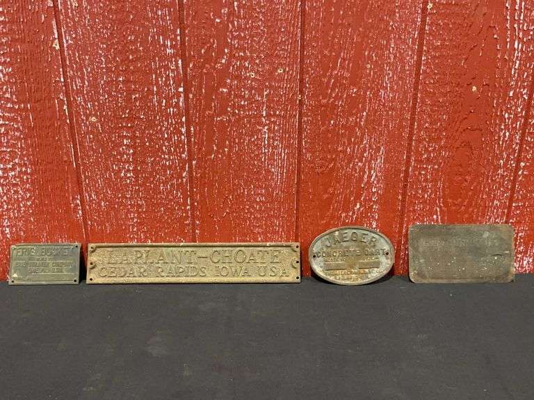 (4) Signs + Data Plates image