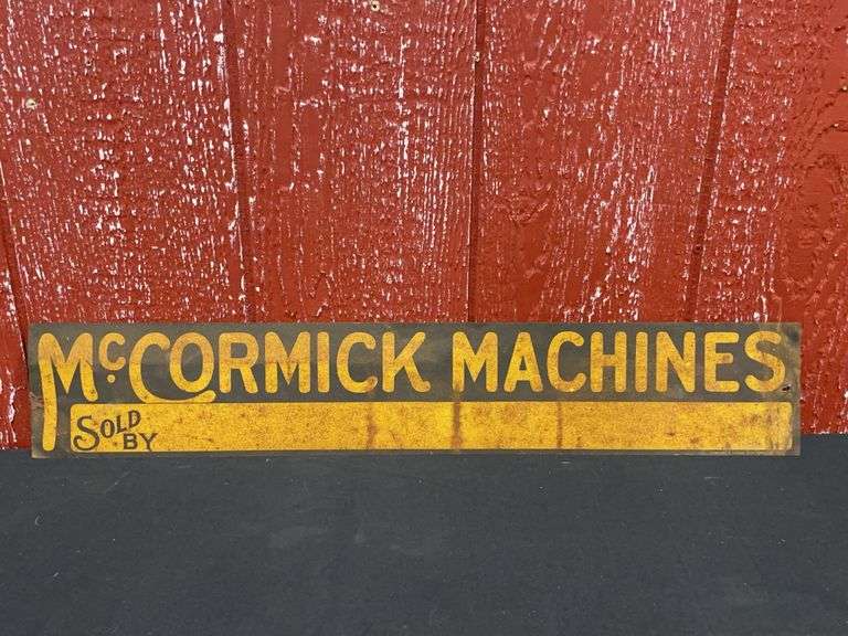 McCormick Machines SST Sign image