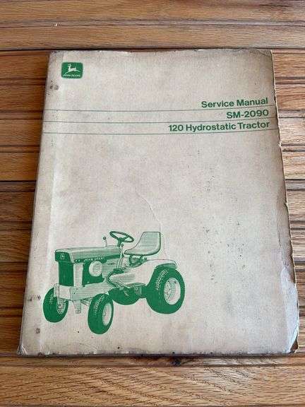 John Deere 120 L&G Tractor Service Manual image