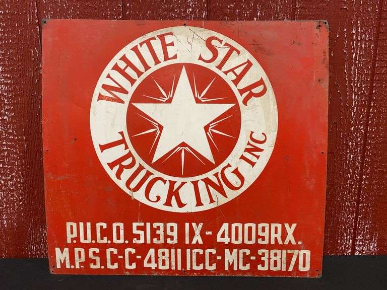 White Star Trucking SST Sign image