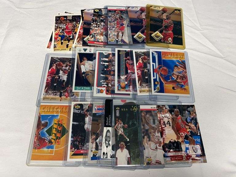 Lot of Michael Jordan Basketball Cards image