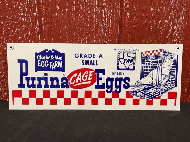 Purina Cage Eggs SST Sign image