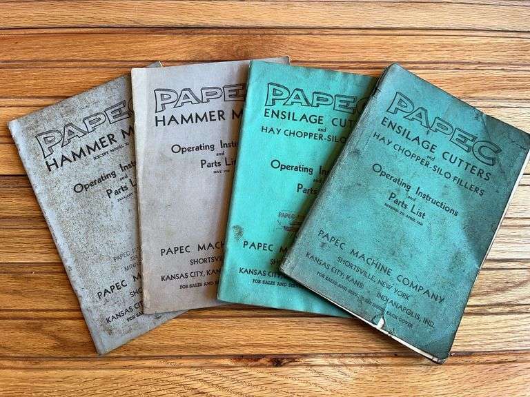 (4) Papec Manuals image