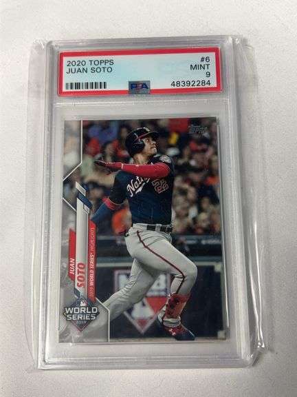 2020 Topps #6 Juan Soto Graded PSA 9 image