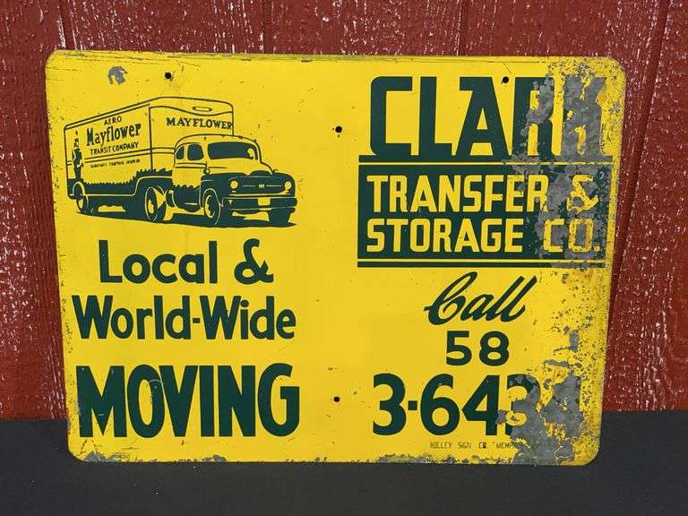 Clark Transfer & Storage + Baxter Hickey For Sale DST Sign image