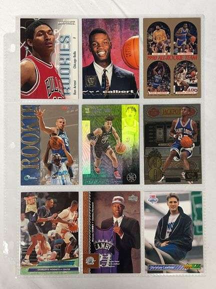 (9) NBA ROOKIES Cards image