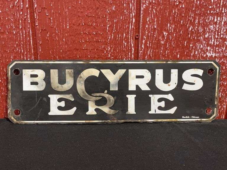 Bucyrus Erie SSP Sign image